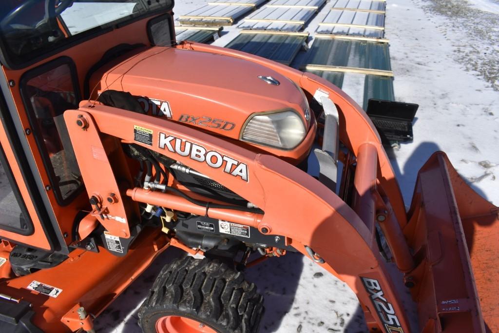Kubota BX25D Loader Back Hoe Mower Tractor