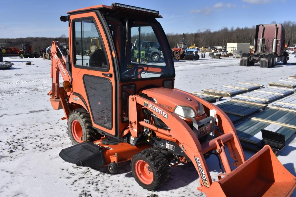 Kubota BX25D Loader Back Hoe Mower Tractor