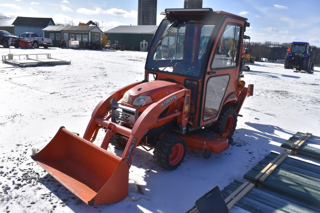 Kubota BX25D Loader Back Hoe Mower Tractor