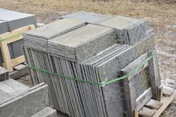 Pallet of 1" Thick Mixed Natural Bluestone Pieces