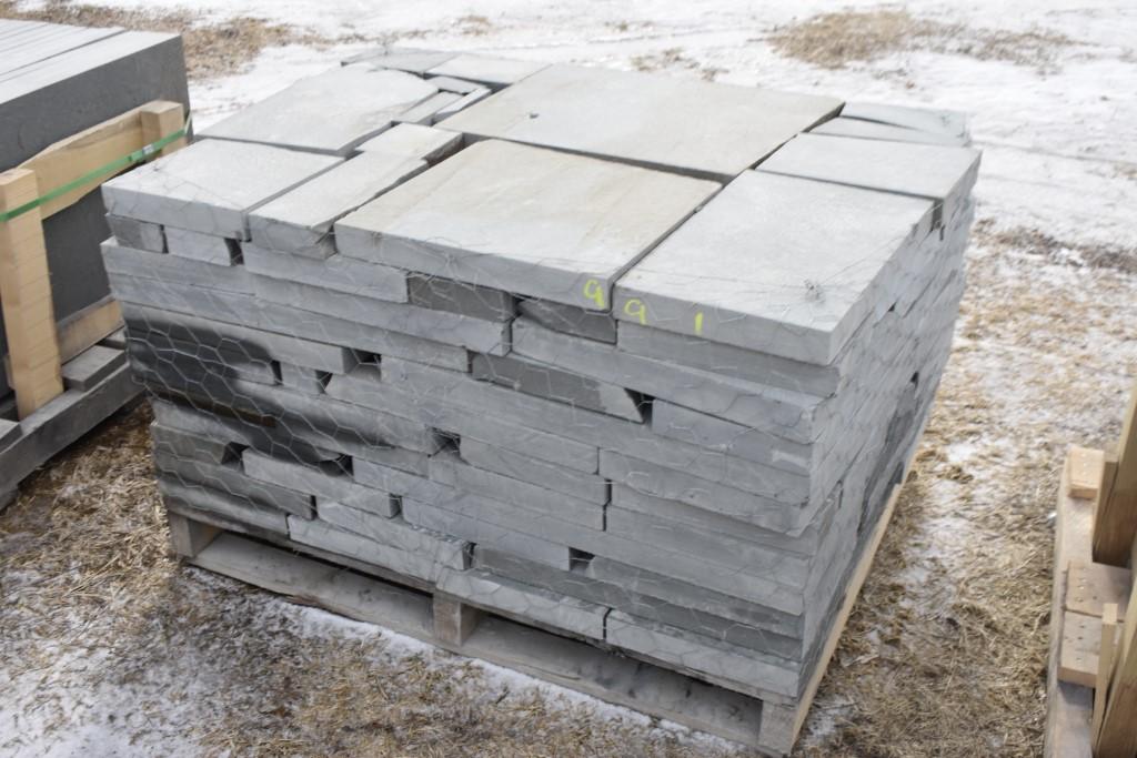 Pallet of Snapped Bluestone Wall Stone