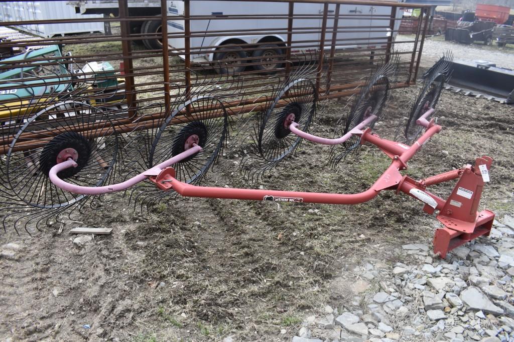 Bush Hog 5 Star 3 Point wheel Rake