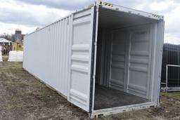 40' High Cube 5 Door Shipping Container