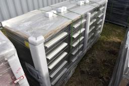 Chery Industrial 7' Long 10 Drawer Stainless Steel Work Bench Tool box