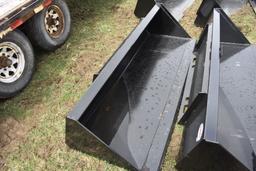 Swict 84" Quick Attach Skid Steer Bucket