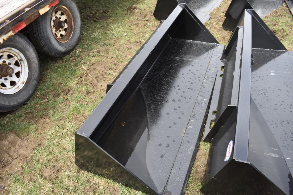 Swict 84" Quick Attach Skid Steer Bucket