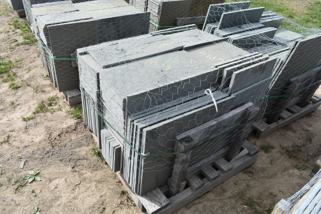 Pallet of 1" Mixed Natural Stone