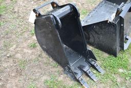 Bobcat Quick Coupler Style 12"  Excavator Bucket