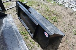 Swict Quick Attach 78" Skid Steer Bucket