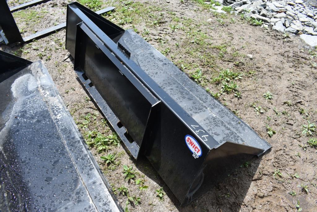 Swict Quick Attach 78" Skid Steer Bucket