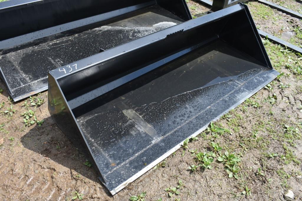 Swict Quick Attach 78" Skid Steer Bucket