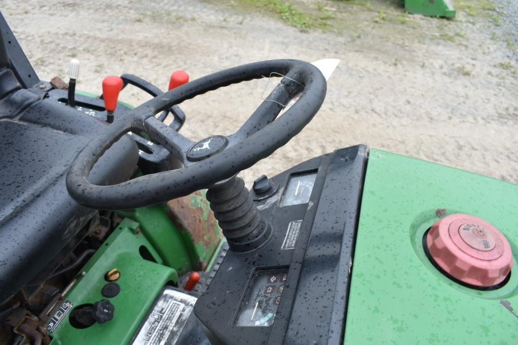 John Deere 4100 Mower Plowing Tractor