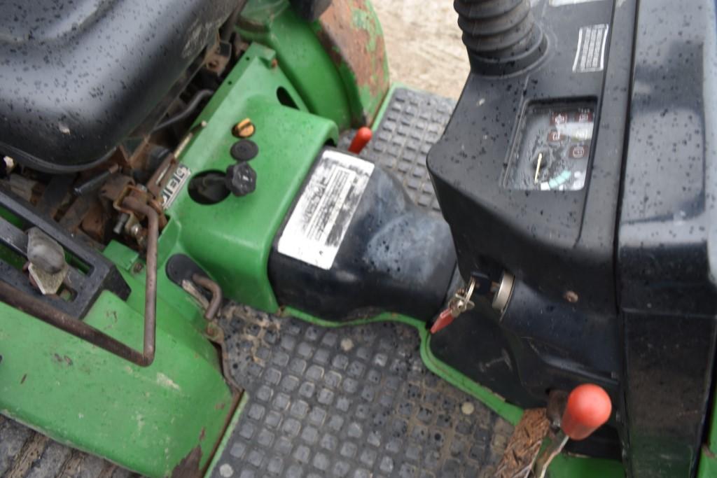 John Deere 4100 Mower Plowing Tractor