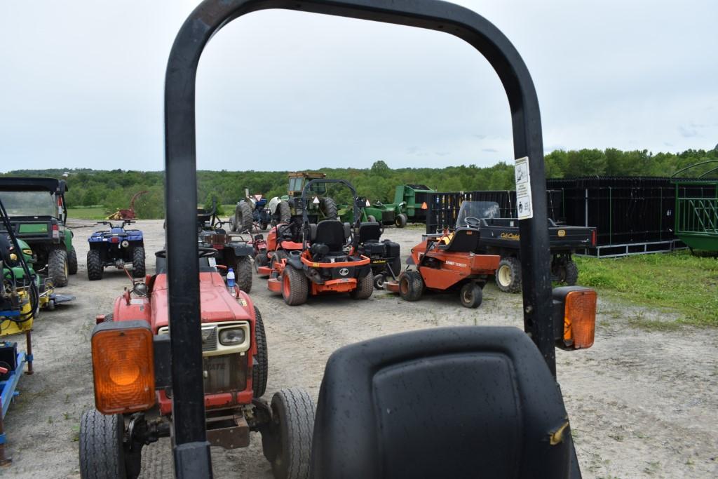 John Deere 4100 Mower Plowing Tractor
