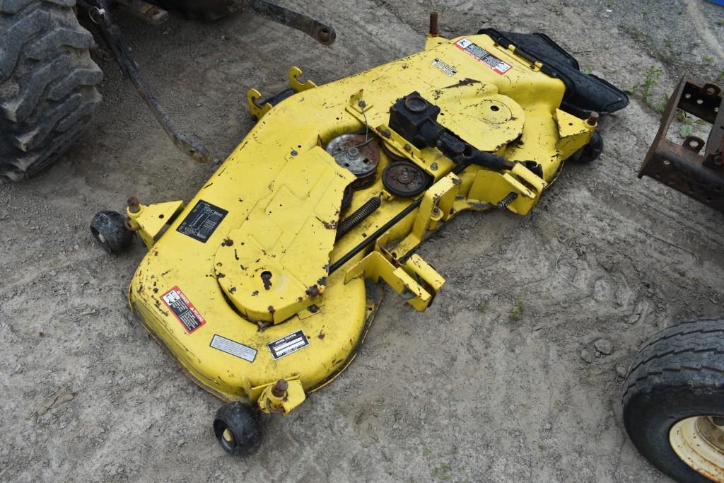 John Deere 4100 Mower Plowing Tractor