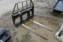 Kivel 3500 lb. Quick Attach Pallet Forks