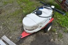 Fimco 30 Gallon tow Behind Sprayer with Hose and Applicator Wand