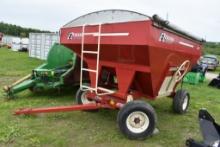 E-Z Trail 872W Gravity Wagon On Single Axle Running Gear