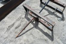 Quick Attach single Prong Bale Spear
