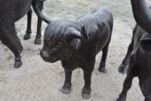 Cast Aluminum Scottish Highlander Calf