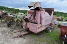 Pull Type Bale Buster And Blower