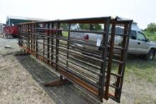 24" x 68"  Corral Panel With 138" Gate