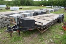 Sure Trac Dual Axle Tilt Bed Equipment Trailer