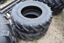 Pair of Forerunner 14.9-24 tractor tires