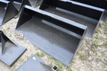 Swict 66" Quick Attach Skid Steer Bucket