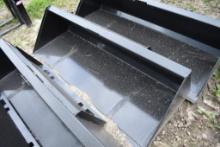 Swict 78" Quick Attach Skid Steer Bucket