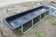 Poly Plastic 10' Bunk Feeder