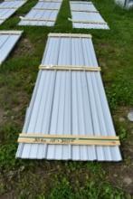 30 Pieces of 10' Galvalume Corrugated Metal Paneling