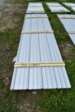 25 Pieces of 12' Galvalume Corrugated Metal Paneling