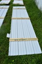 30 Pieces of 12' Galvalume Corrugated Metal Paneling