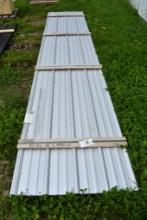 30 Pieces of 16' Galvalume Corrugated Metal Paneling