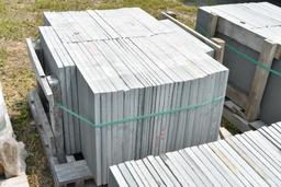 Pallet of 24" x 24" x 1" Thermal Bluestone Pieces