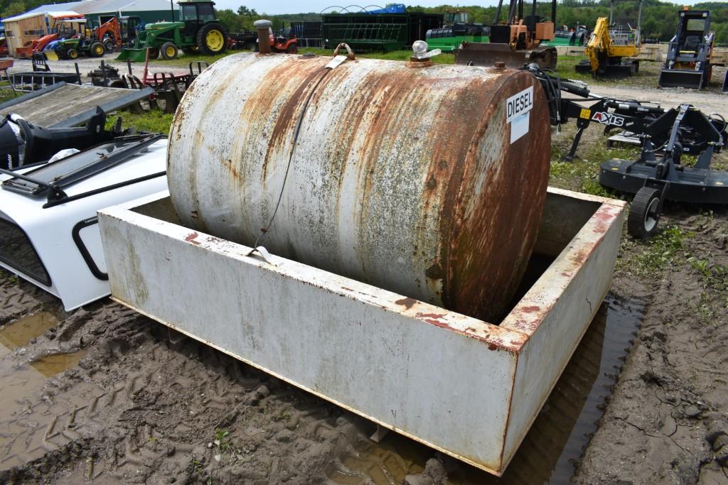 Large Fuel Tank In Square Enclosure
