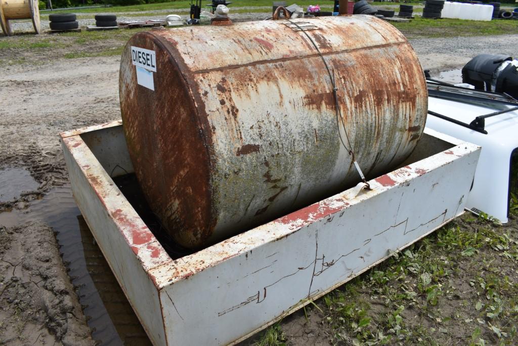 Large Fuel Tank In Square Enclosure