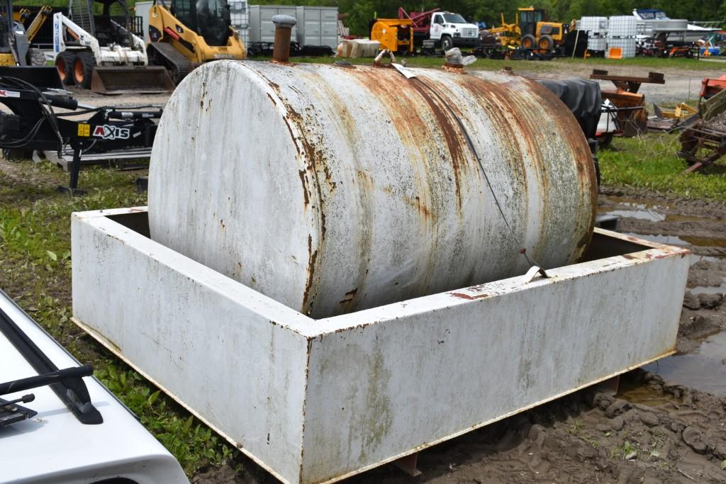 Large Fuel Tank In Square Enclosure