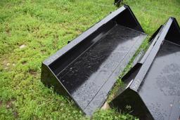Swict 84" Quick Attach Skid Steer Bucket
