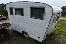 1950' Camper on 2003 Carry On Trailer