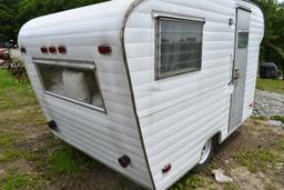 1950' Camper on 2003 Carry On Trailer