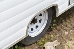1950' Camper on 2003 Carry On Trailer