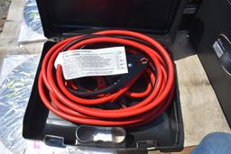 25ft 1 Gauge Heavy Duty Jumper Cables Set in case