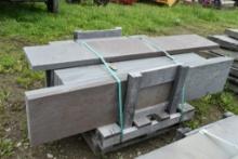 Pallet of 2" and 16" Mixed Thermal Bluestone Treads