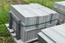 Pallet of 12" x 18" x 1.5" Thermal Bluestone Pieces