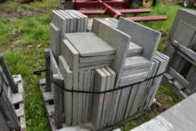 Pallet of 1.5" Thick Mixed Natural Bluestone Pieces