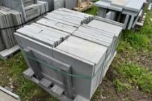 Pallet of 1" Thick Mixed Natural Bluestone Pieces