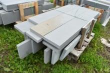 Pallet of 12" Thick Mixed Thermal Bluestone Treads