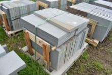 Pallet of 18" x 36" x 2" Thermal Bluestone Pieces